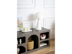 Buffet en bois "Ferlis" - 160 x 40 x 51 cm - Gris anthracite