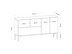 Buffet en bois 