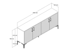 Buffet en bois 