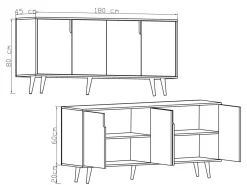 Buffet en bois