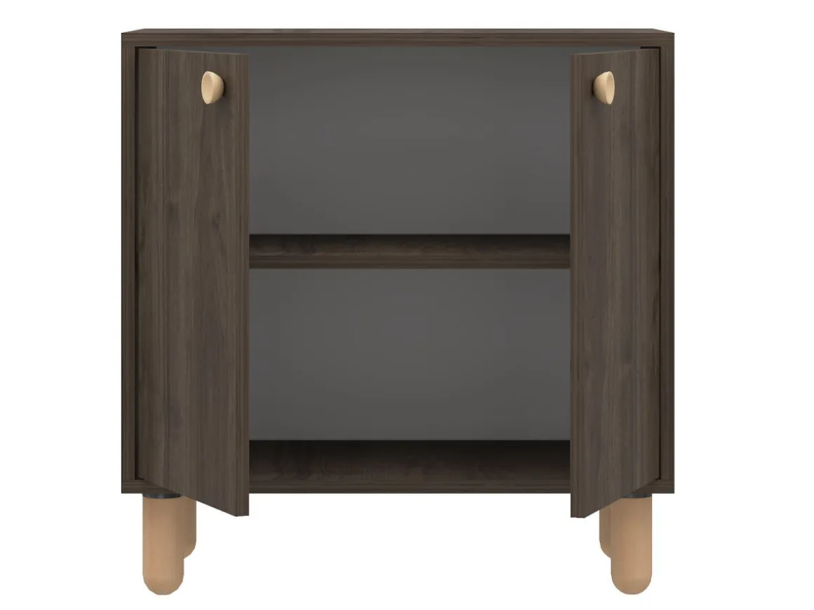 Buffet en bois "Lina" - 72 x 36 x 73 cm - Marron