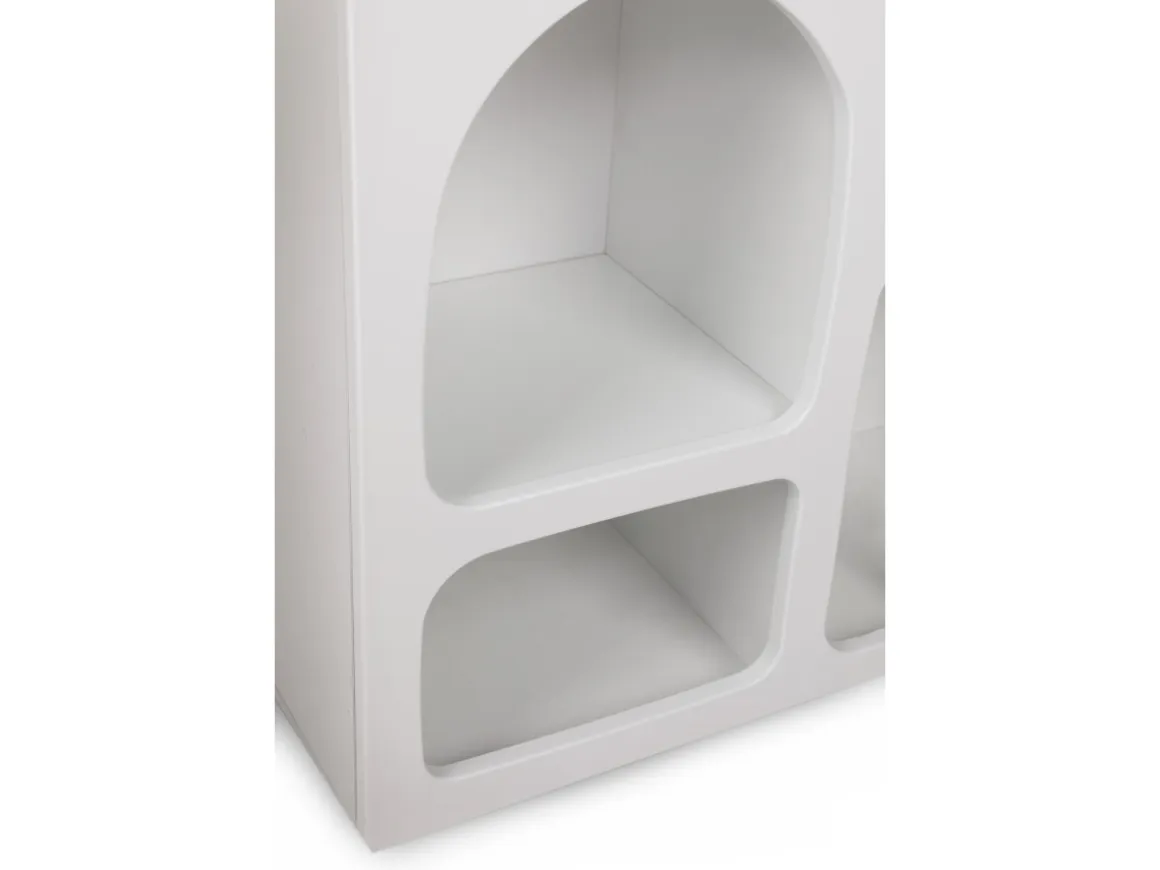 Buffet en bois "Liva" - 120 x 37 x 74 cm - Blanc