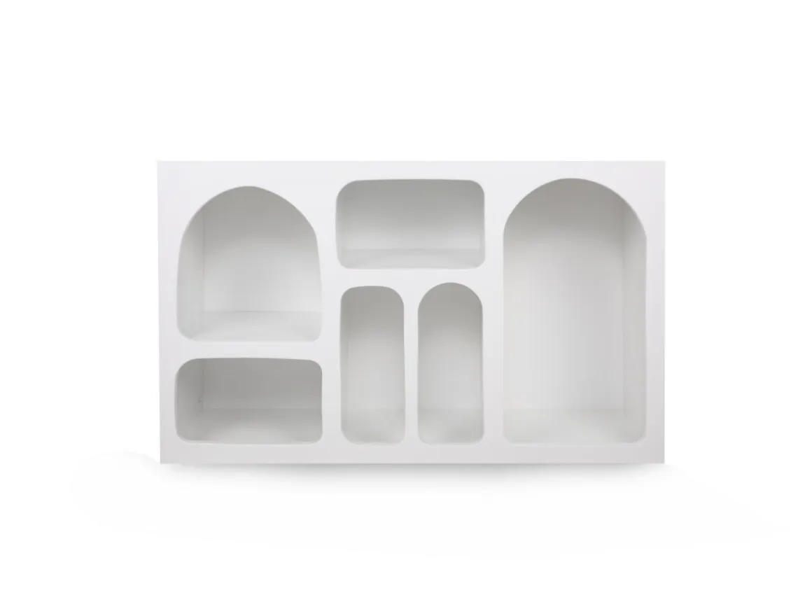 Buffet en bois "Liva" - 120 x 37 x 74 cm - Blanc