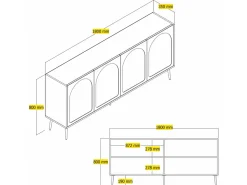 Buffet en bois