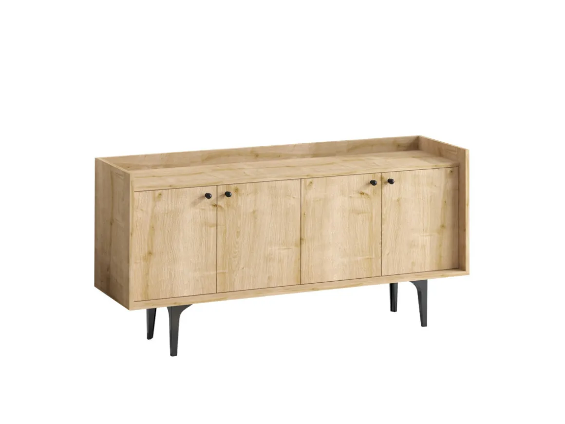 Buffet en bois "Navi" - 150 x 40 x 80 cm - Beige
