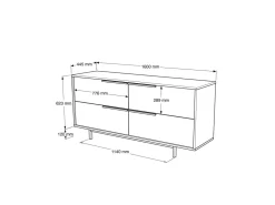 Buffet en bois 