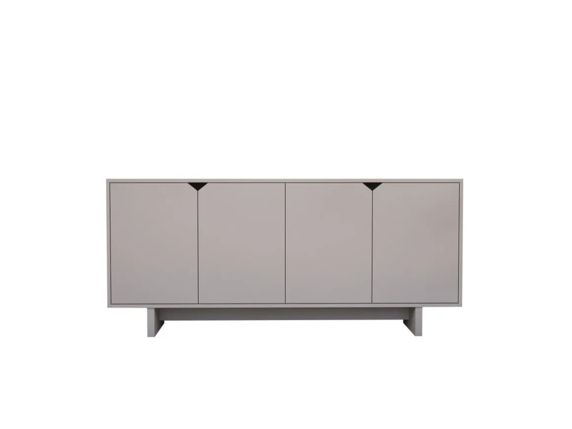 Buffet en bois "Oz" - 180 x 40 x 81 cm - Beige