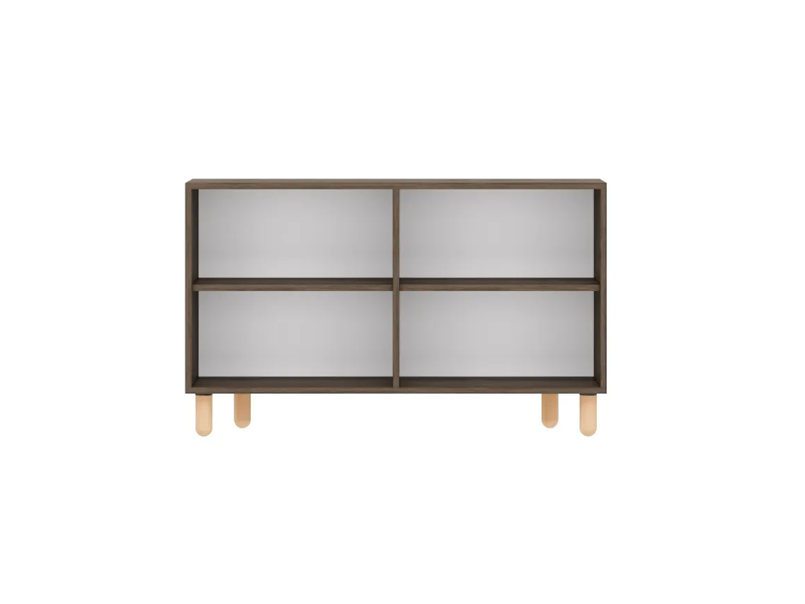 Buffet en bois "Rodney" - 120 x 30 x 74 cm - Marron