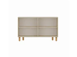 Buffet en bois "Rodney" - 120 x 30 x 74 cm - Travertin