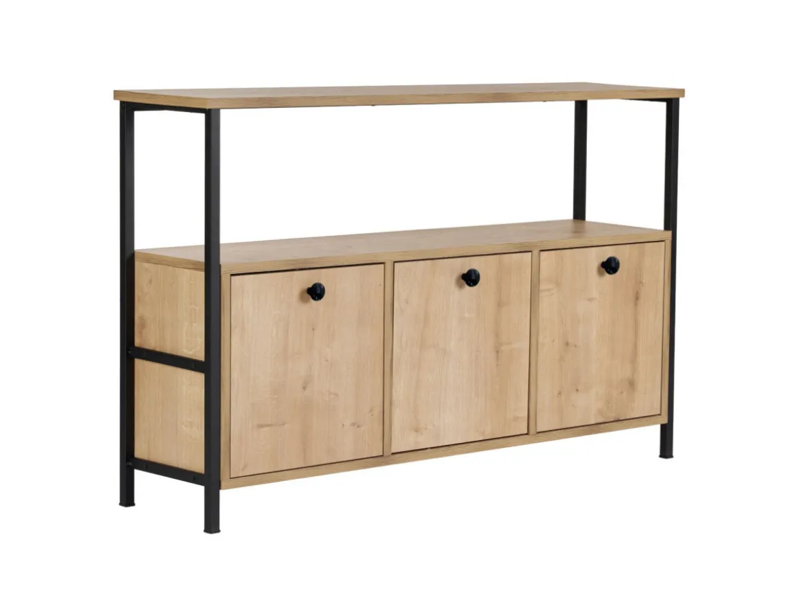 Buffet en bois "Solace" - 120 x 30 x 77 cm - Beige
