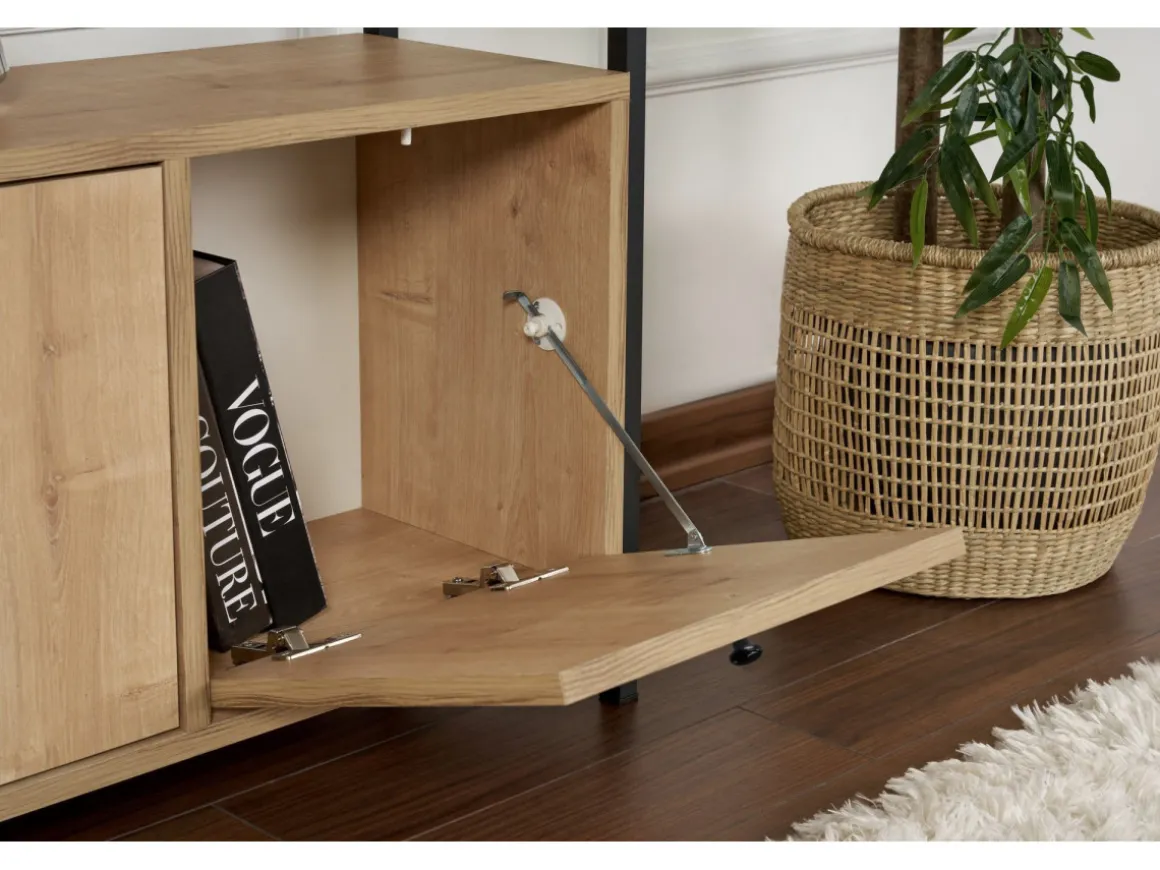 Buffet en bois "Solace" - 120 x 30 x 77 cm - Beige