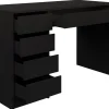 Bureau "Ada" - 120 x 75 x 55 cm - Noir