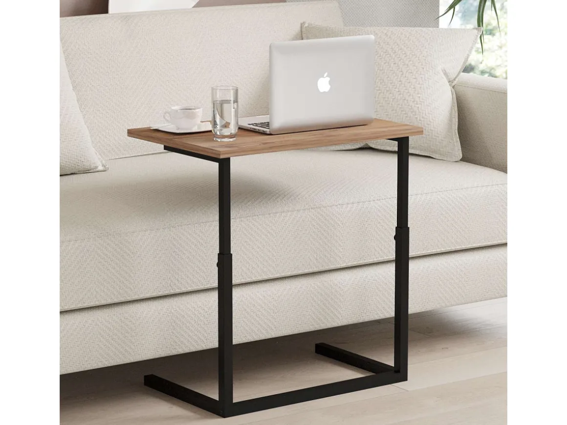 Bureau d'appoint en bois "Sparkle" - 60 x 40 x 73 cm - Marron