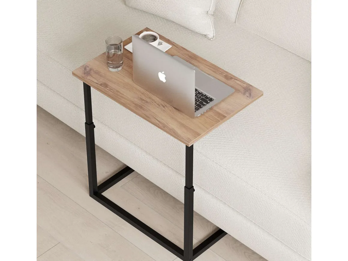 Bureau d'appoint en bois "Sparkle" - 60 x 40 x 73 cm - Marron
