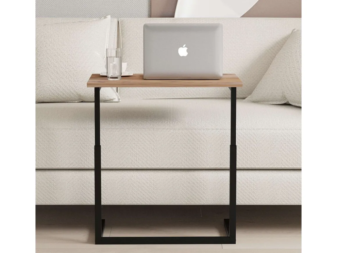 Bureau d'appoint en bois "Sparkle" - 60 x 40 x 73 cm - Marron