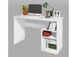 Bureau en bois "Bahar" - 120 x 50 x 74 cm - Blanc