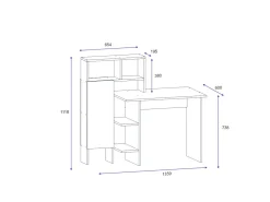 Bureau en bois 