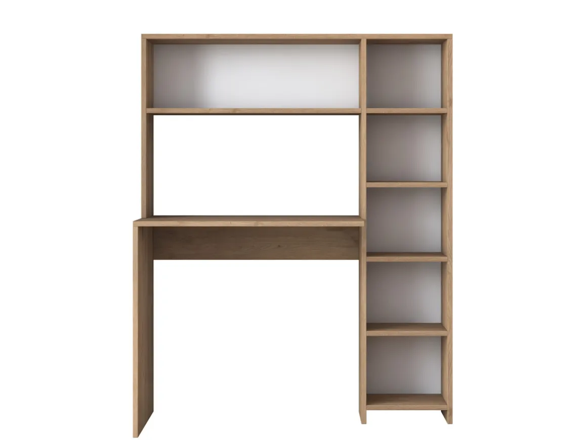bureau en bois "Haham" 113 x 40 x 142 cm - Chêne