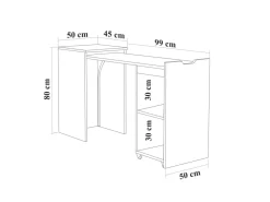 Bureau en bois 