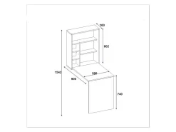 Bureau en bois 