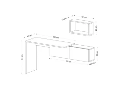 Bureau en bois 