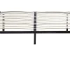 Cadre à lattes + pieds pour matelas 140 x 190 cm - 26 lattes