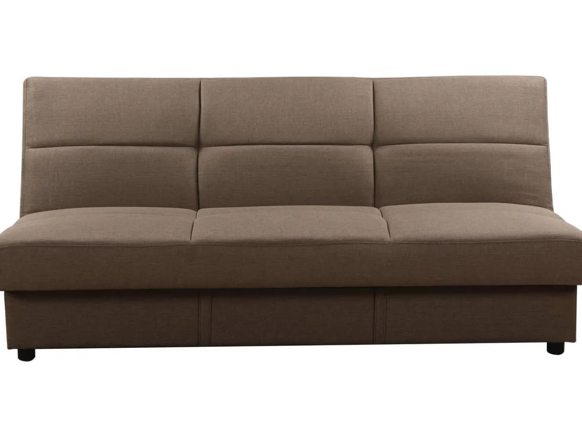 Canapé Clic-Clac "Enzo" - 186 x 80 x 87 cm - 3 places - Taupe