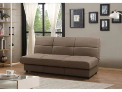 Canapé Clic-Clac "Enzo" - 186 x 80 x 87 cm - 3 places - Taupe