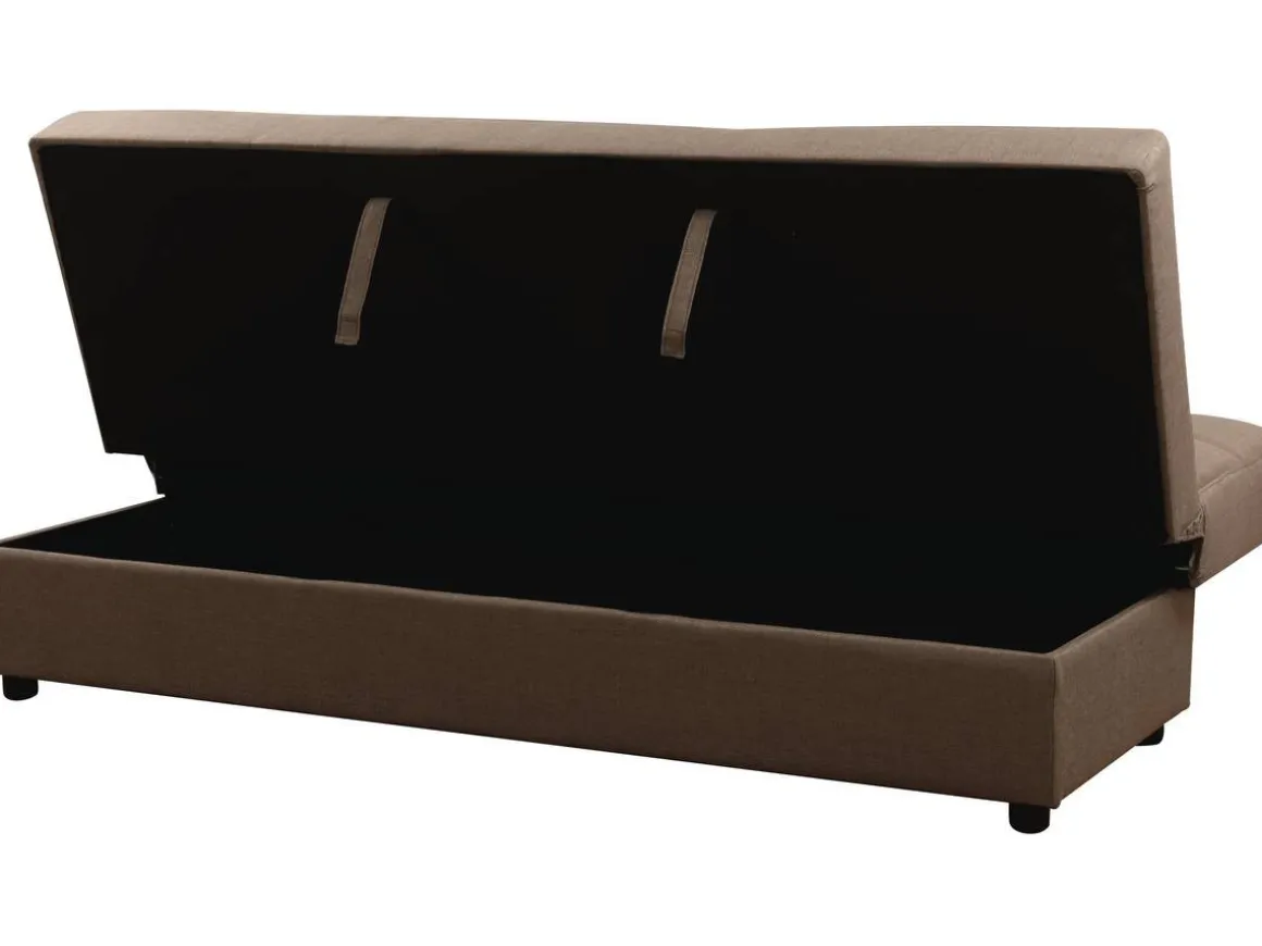 Canapé Clic-Clac "Enzo" - 186 x 80 x 87 cm - 3 places - Taupe