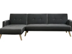 Canapé d'angle convertible et réversible