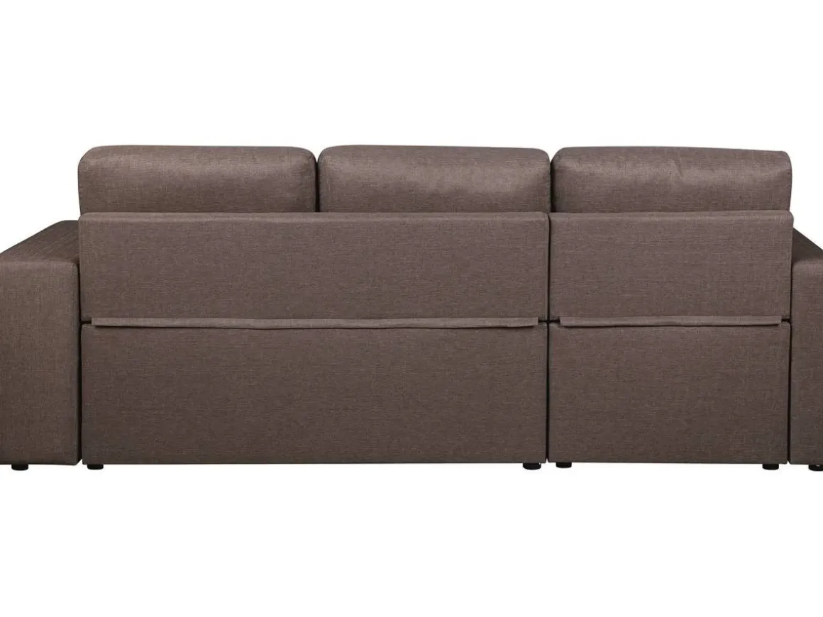 Canapé d'angle convertible/réversible "Axel" - 3 places - Taupe