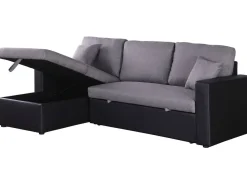 Canapé d'angle convertible/ réversible avec coffre 