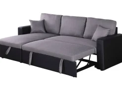 Canapé d'angle convertible/ réversible avec coffre 