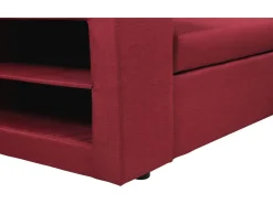 Canapé d'angle convertible/réversible "Axel" - 3 places - Rouge