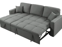 Canapé d'angle convertible/réversible style bubble