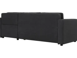 Canapé d'angle convertible/réversible en tissu 