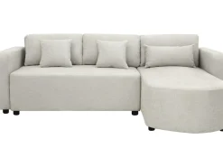 Canapé d'angle convertible/réversible en tissu