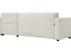 Canapé d'angle convertible/réversible en tissu