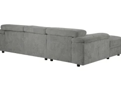 Canapé d'angle en tissu chenille