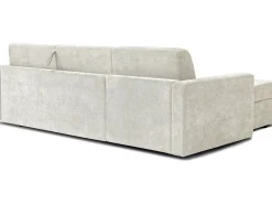 Canapé d'angle réversible convertible express en tissu