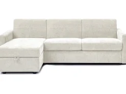 Canapé d'angle réversible convertible express en tissu