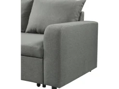 Canapé d'angle réversible/convertible en tissu