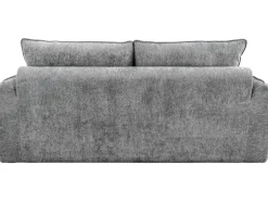Canapé droit en tissu texturé 