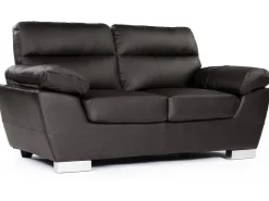 Canapé fixe en cuir reconstitué et PVC 