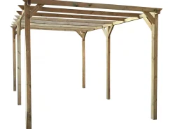 Carport voiture en bois 