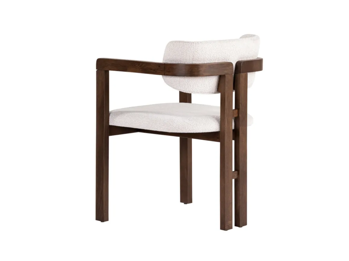 Chaise en bois "Toscana" - 54 x 54 x 76 cm - Blanc