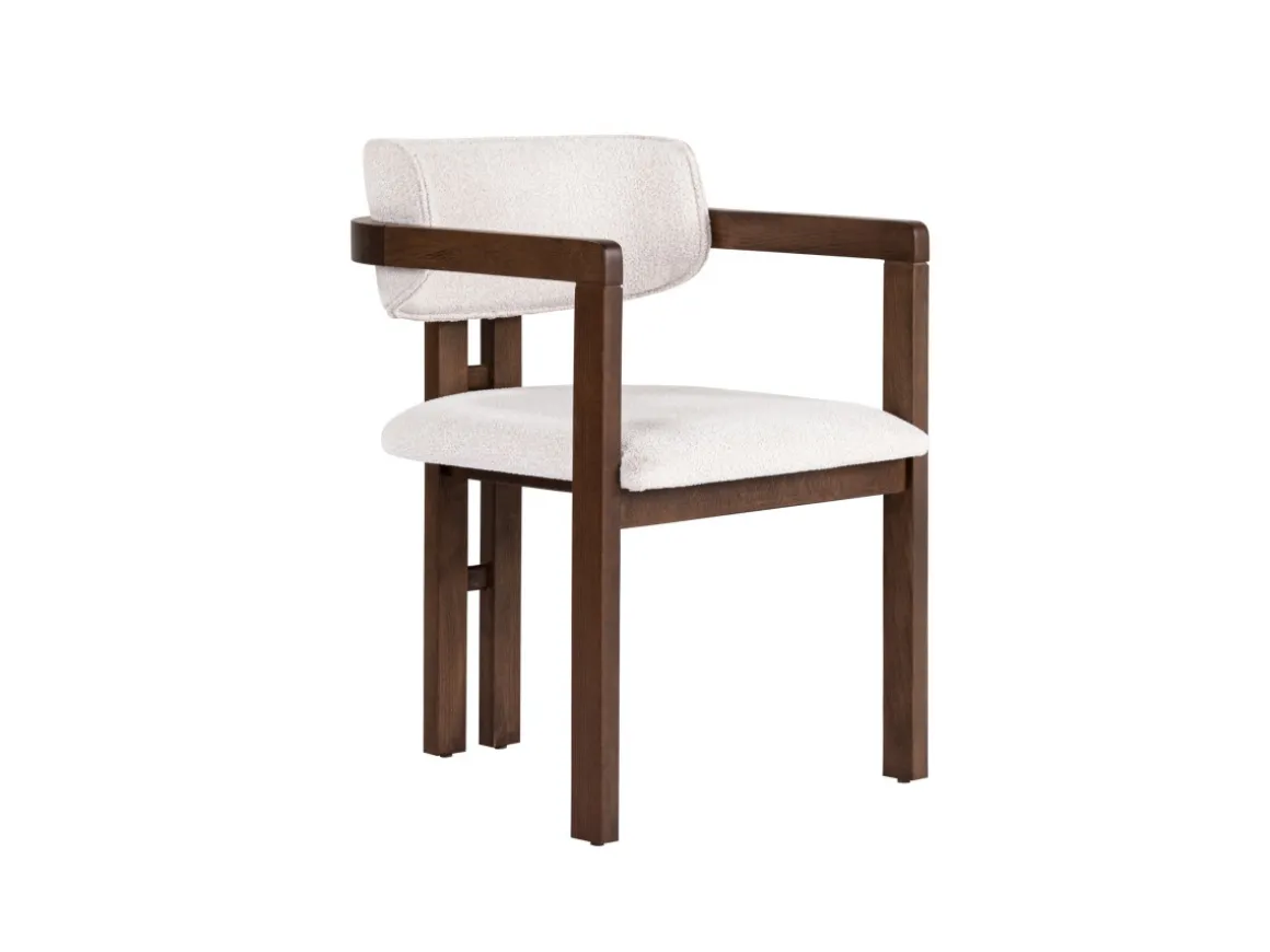 Chaise en bois "Toscana" - 54 x 54 x 76 cm - Blanc