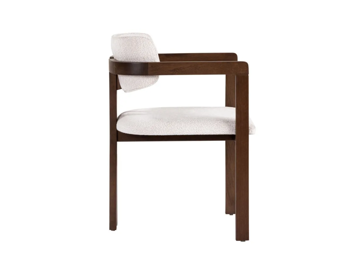 Chaise en bois "Toscana" - 54 x 54 x 76 cm - Blanc