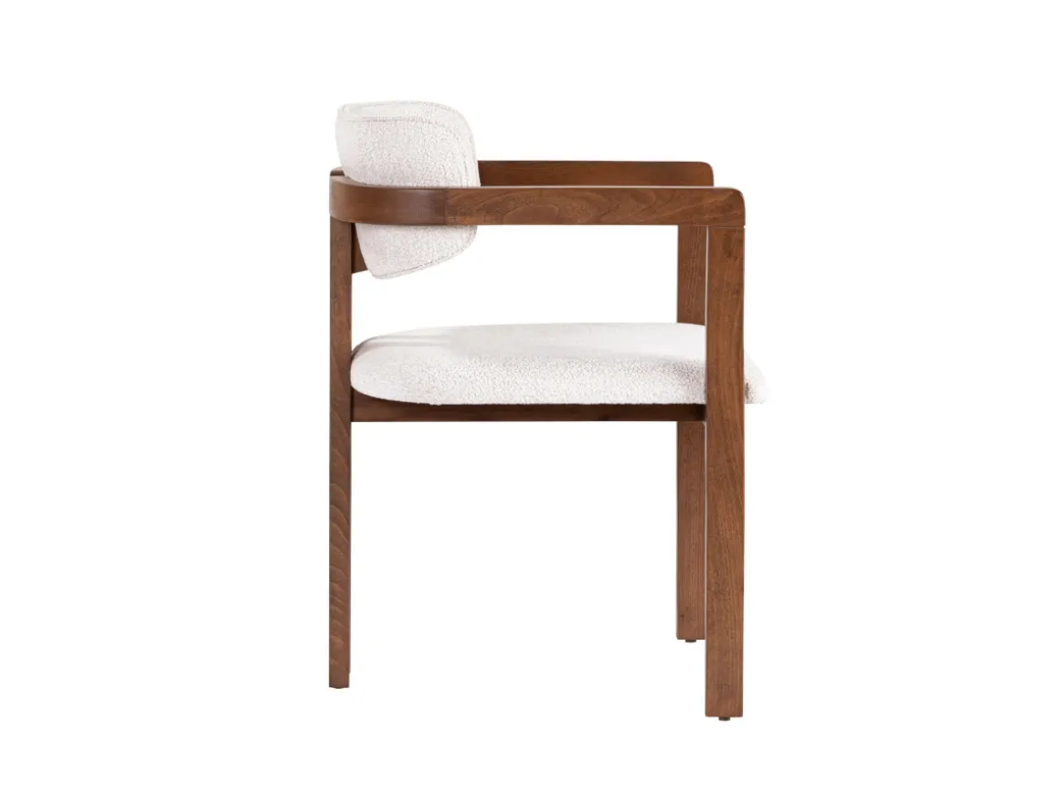 Chaise en bois "Toscana" - 54 x 54 x 76 cm - Blanc