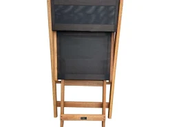 Chaise pliante en bois exotique 